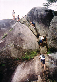 Gunung Datuk rock obstacles